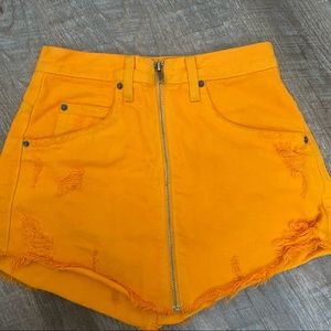CARMAR/LF orange skirt - never worn!!